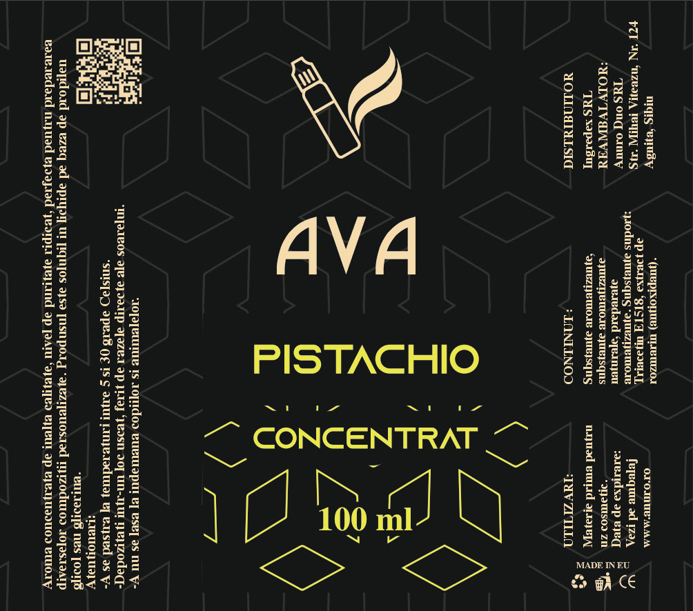 Cu aroma concentrată de fistic, adaugi un plus de savoare și un parfum irezistibil fiecărei