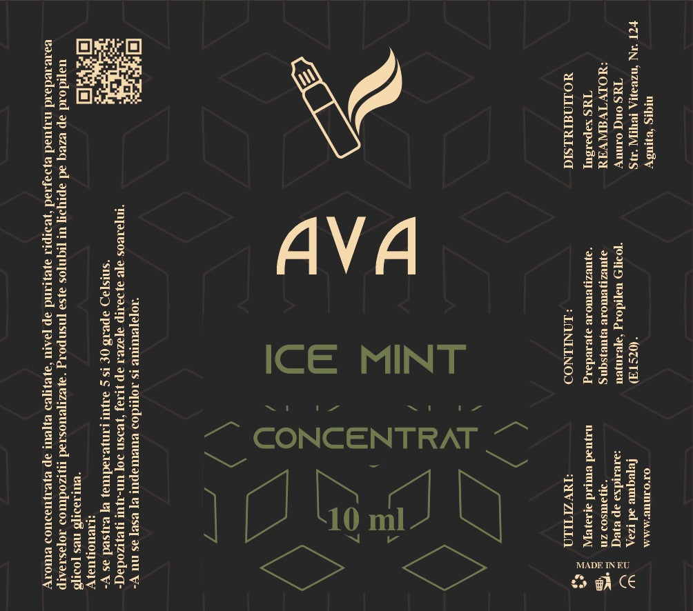 Aroma Concentrata ICE Mint  - 10/40 ml - Anuro 