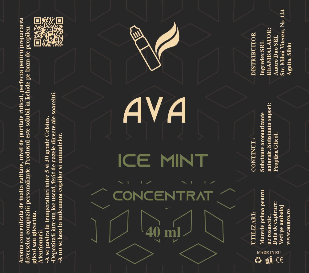 Aroma Concentrata ICE Mint  - 10/40 ml - Anuro 